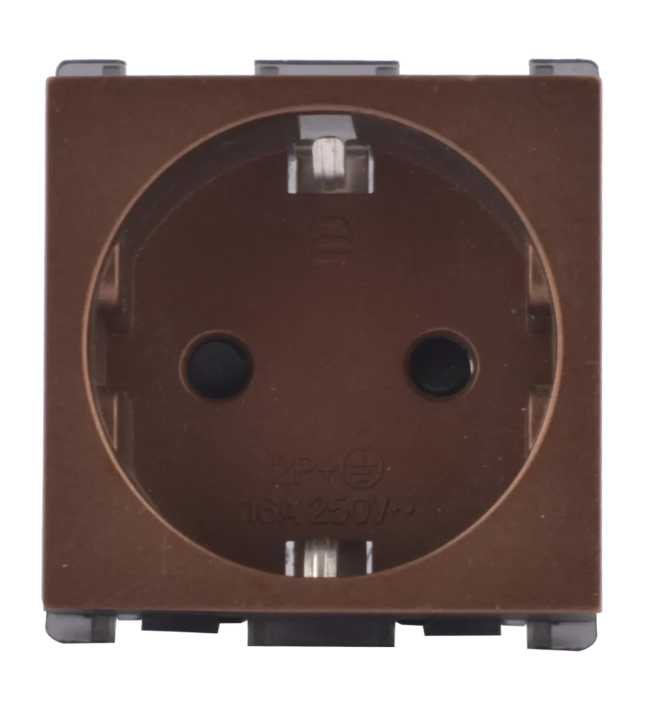 16A socket german1 type with shutter BM crv 61265