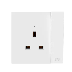 NUV 800-208-2 13A switch socket with nean with big button
