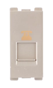 Telephone-socket-4P-with-shutter-Plat-CRV-66514